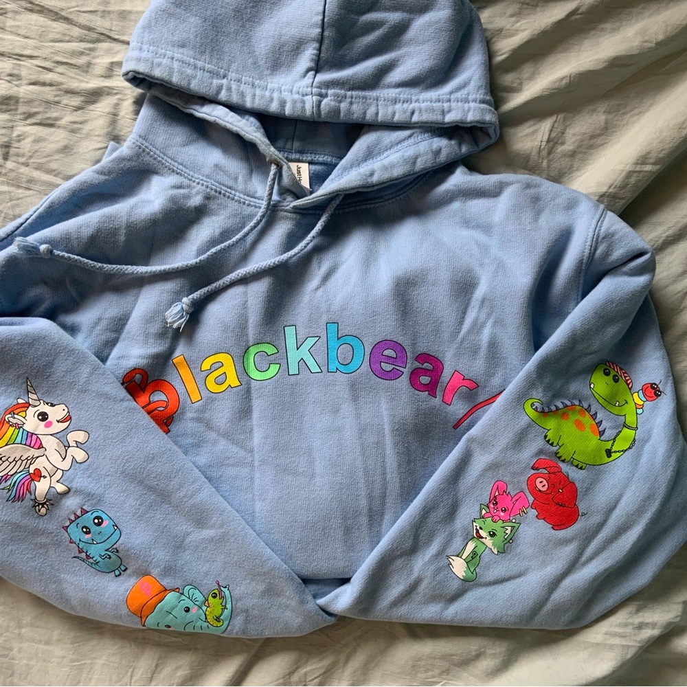 Blackbear Anxiety Free Hoodie (baby blue)